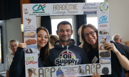 Photo d’archive de l’édition 2025 de l’exposition concours de cobayes à Trémont | Académie Cobaye Passion